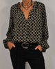 Blusa de mujer con cuello en V
