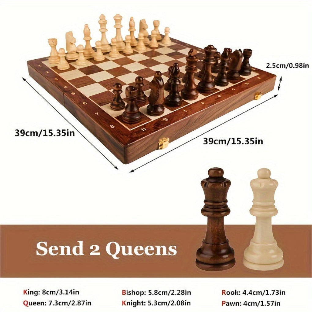 Juego de Ajedrez de Madera
