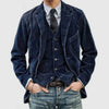 Conjunto de Blazer y Chaleco Vintage Estiloso