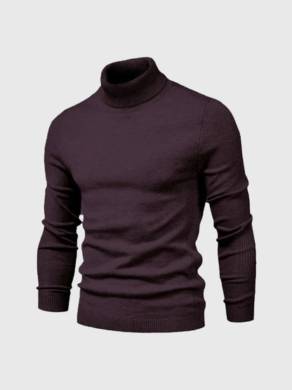 Suéter de cuello alto para hombre