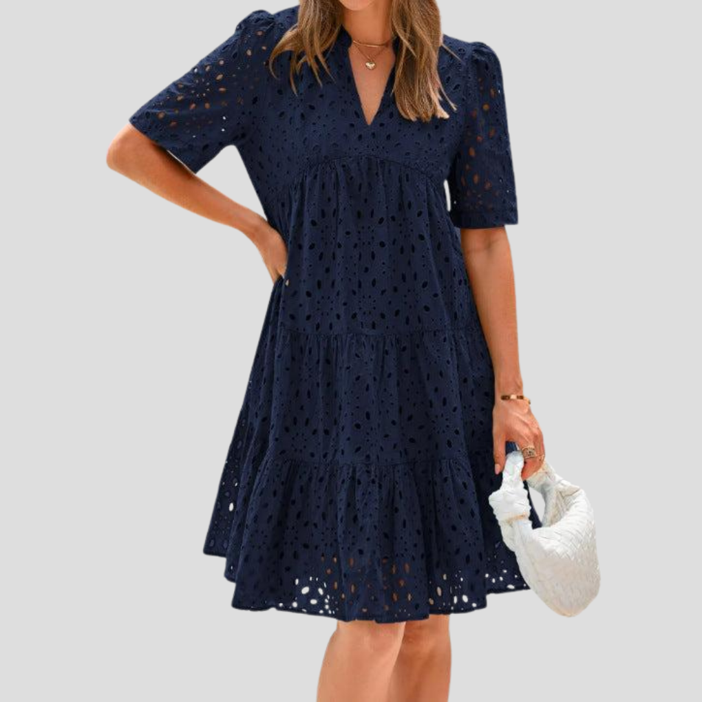 Vestido de verano de crochet para mujer