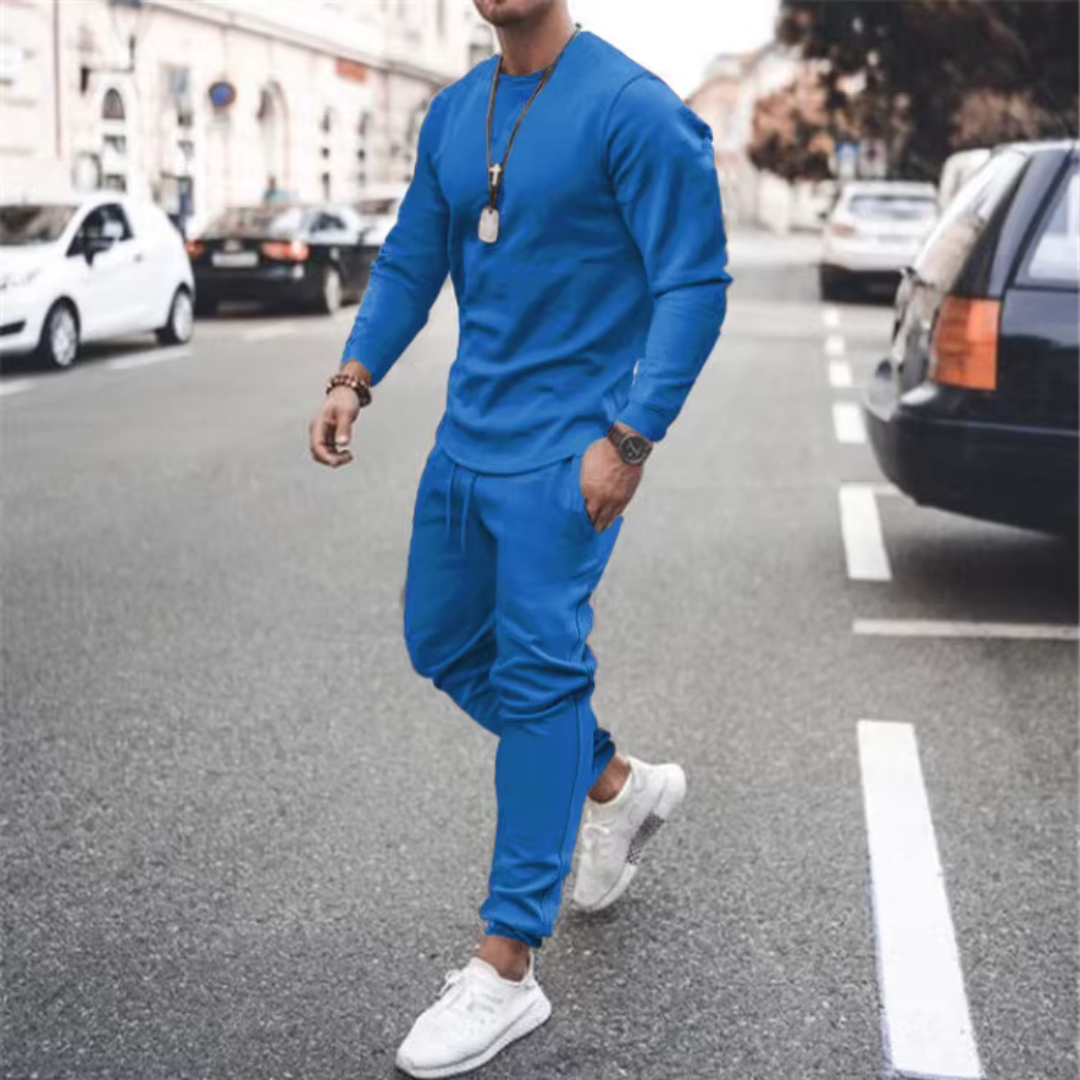 Conjunto casual de dos piezas para hombre