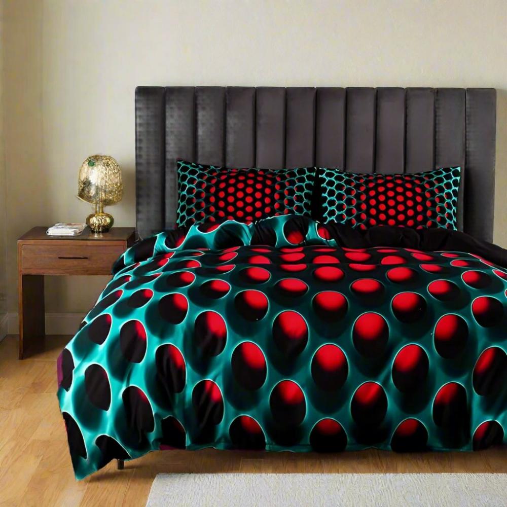 Juego de funda de edredón de 3 piezas Cosmic Vortex