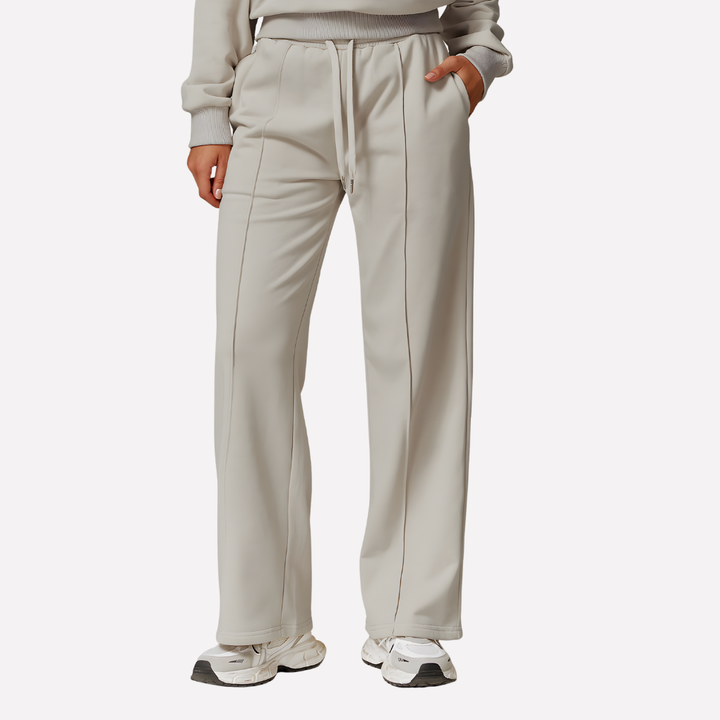 Pantalones de Sudadera de Pierna Ancha para Mujeres