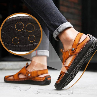 Sandalias de piel para hombre