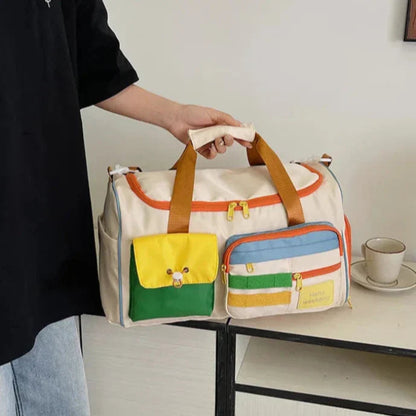 Bolsa de Viaje Impermeable de Gran Capacidad con Compartimento para Calzado
