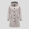 Chaqueta impermeable con capucha para mujer