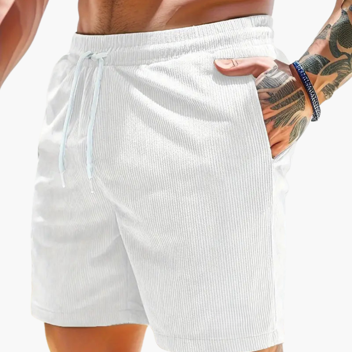 Pantalones Cortos de Cordones para Hombres – Estilo Casual de Verano