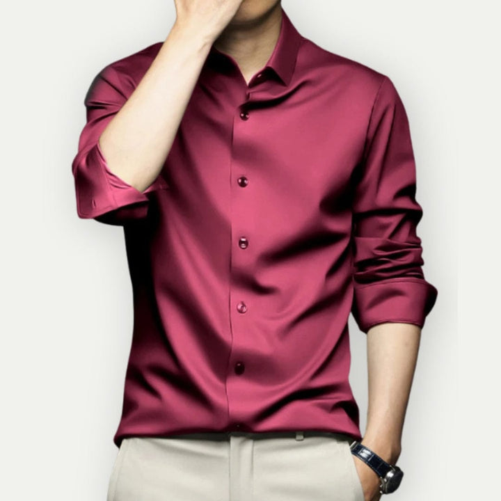 Camisa para Hombre sin Arrugas y sin Necesidad de Planchar: Estilo Impecable con Mínimo Esfuerzo