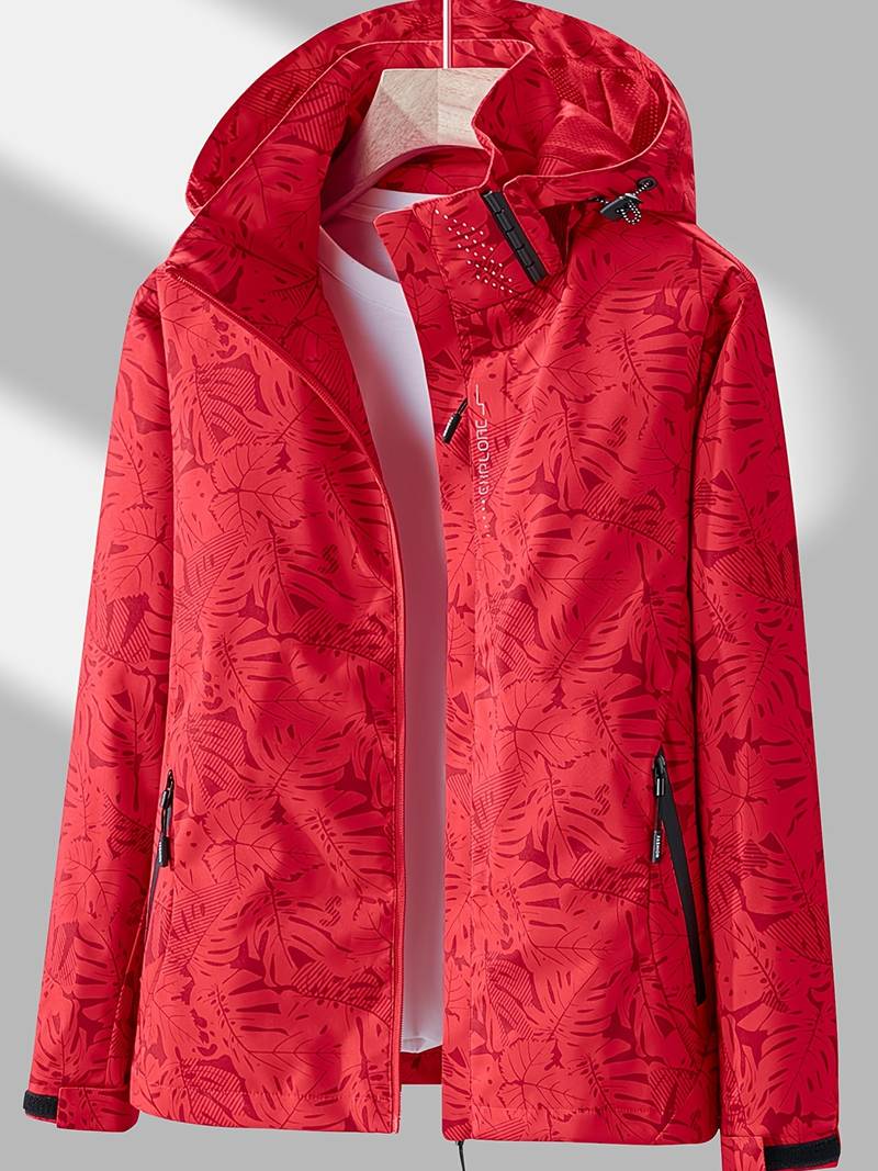 Chaqueta Impermeable y Cortaviento con Capucha para Mujer