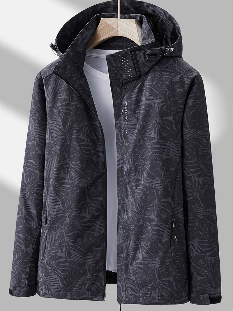 Chaqueta Impermeable y Cortaviento con Capucha para Mujer