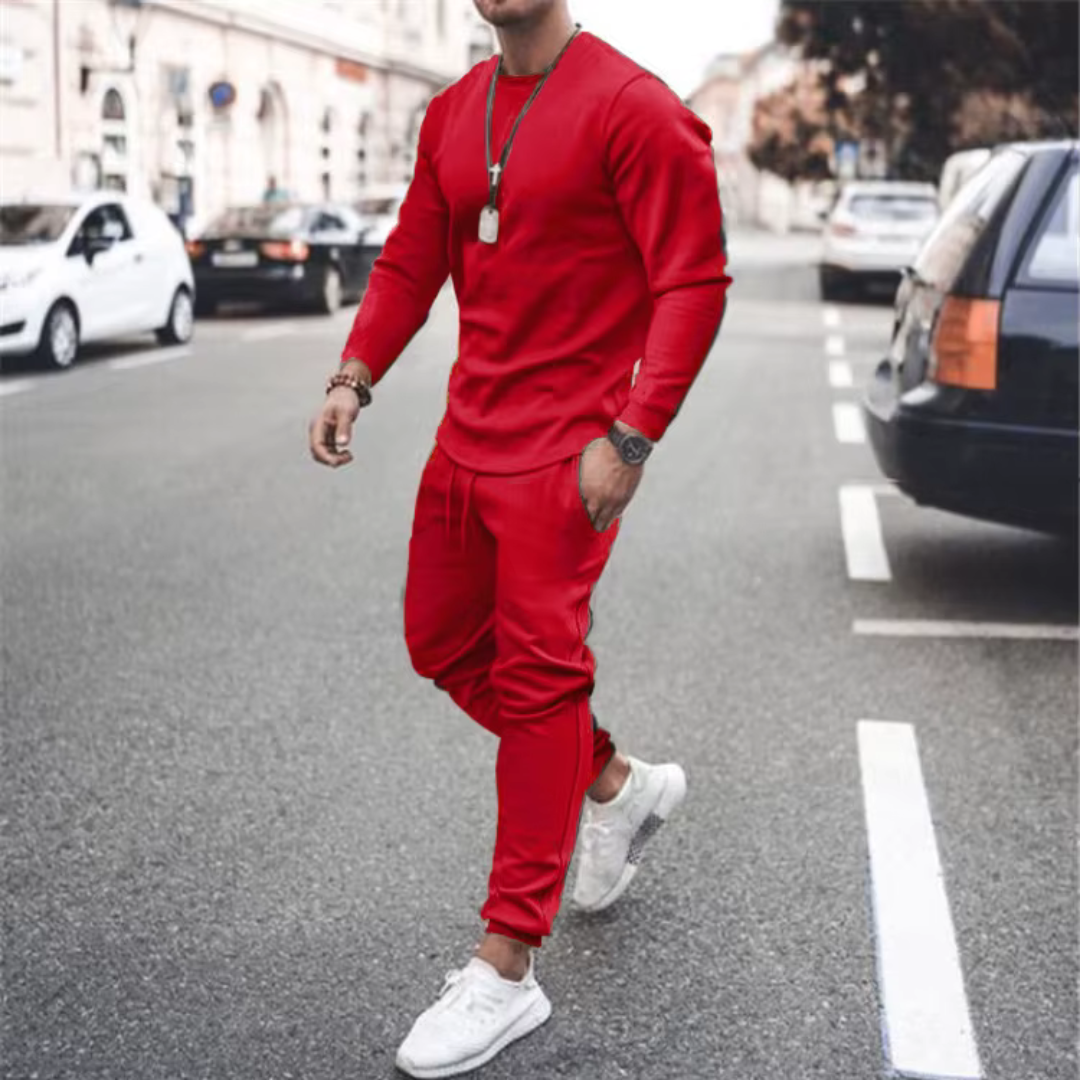 Conjunto casual de dos piezas para hombre