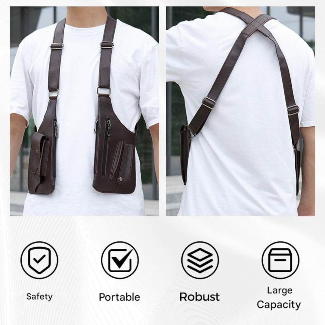 Bolso de hombro antirrobo para hombre