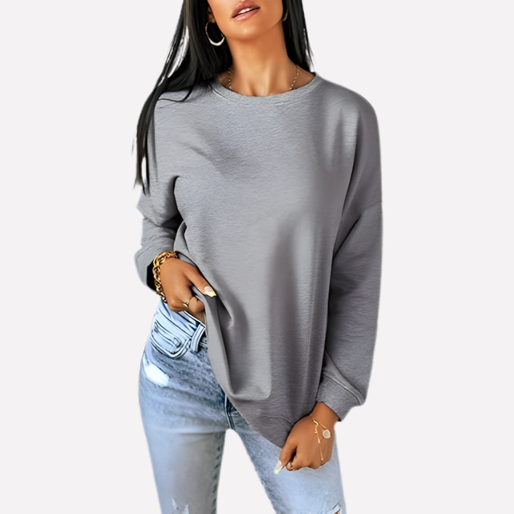 Sudadera de Cuello Redondo para Mujeres