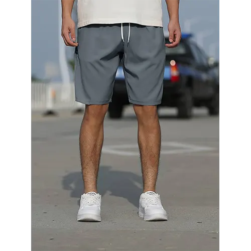 Pantalones cortos de verano de cintura alta para hombre