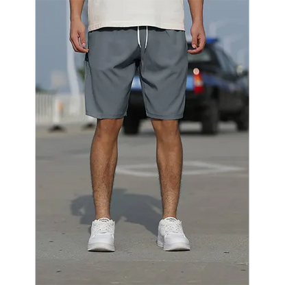 Pantalones cortos de verano de cintura alta para hombre