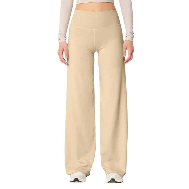 Pantalones de yoga elásticos de cintura alta para mujer: corte favorecedor y comodidad durante todo el día