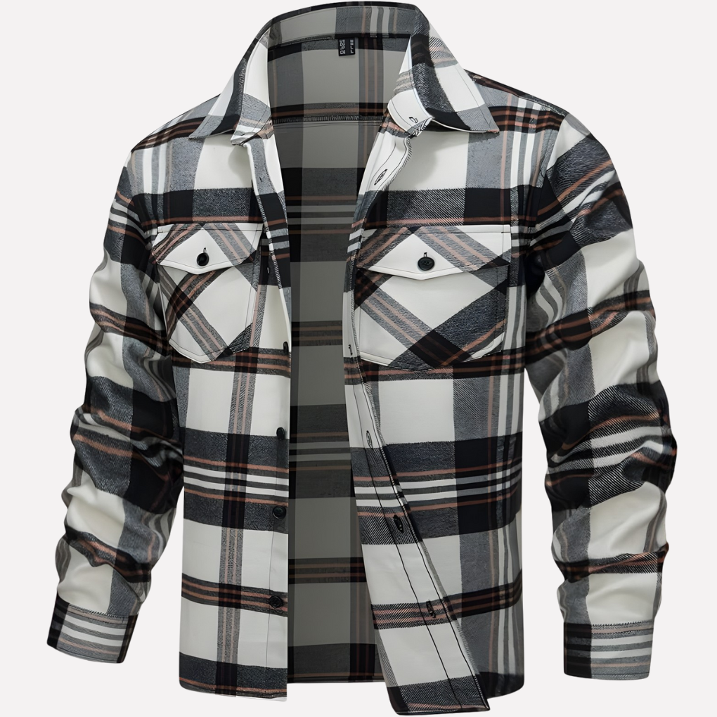 Camisa de Flanela a Cuadros para Hombres