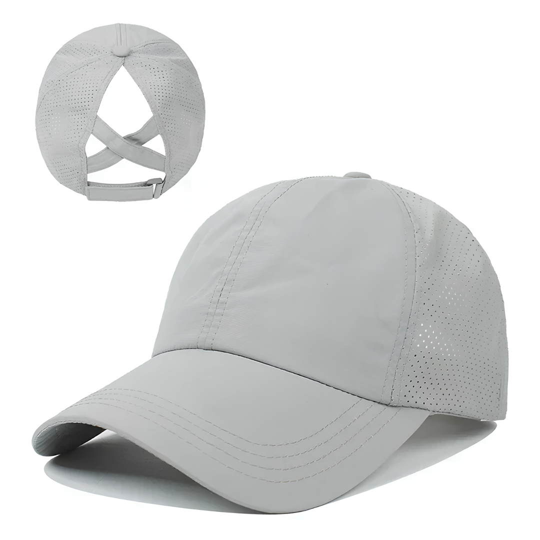 Gorro de béisbol de malla deportiva unisex transpirable con ajuste ajustable