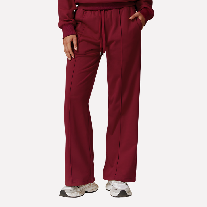 Pantalones de Sudadera de Pierna Ancha para Mujeres