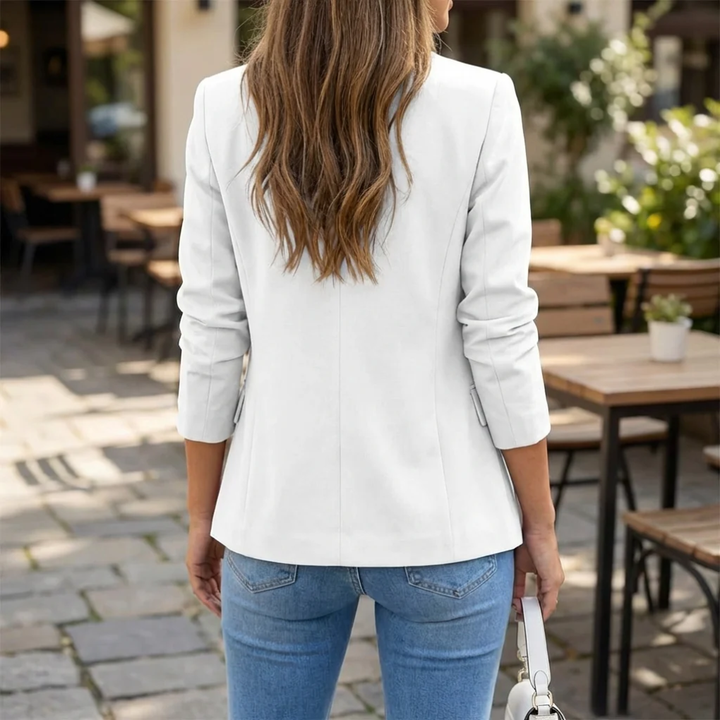 Blazer Doble Abotonado a Medida para Mujeres