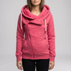 Chaqueta con Cremallera Asimétrica para Mujeres