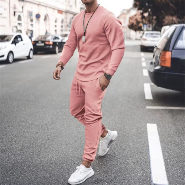 Conjunto casual de dos piezas para hombre