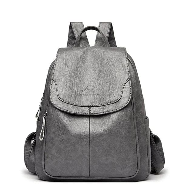 Mochila de piel resistente para mujer