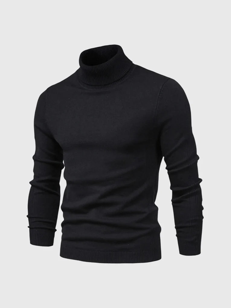 Suéter de cuello alto para hombre