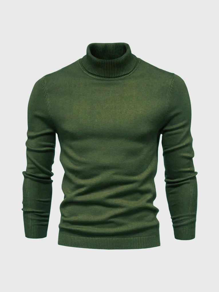 Suéter de cuello alto para hombre