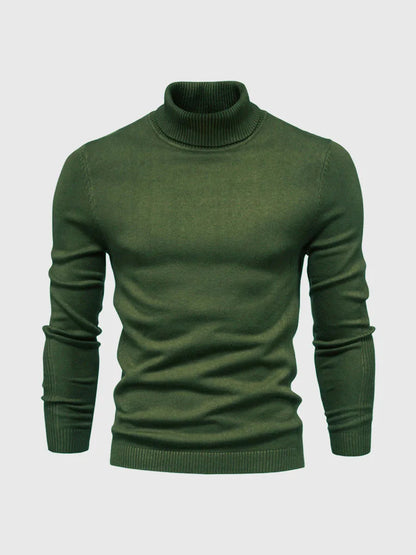 Suéter de cuello alto para hombre