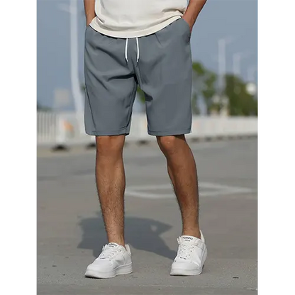 Pantalones cortos de verano de cintura alta para hombre