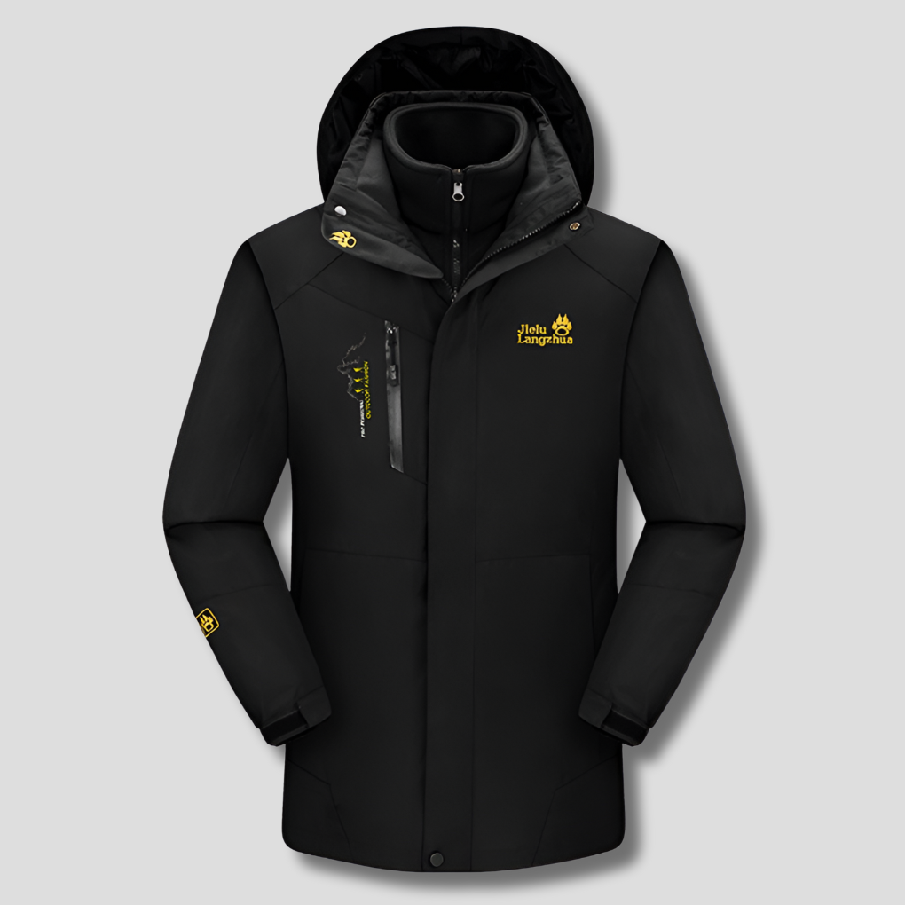 Chaqueta de Esquí 3 en 1 Capa Funcional de Invierno