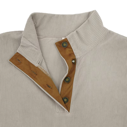 Elegante y cómodo jersey de pana para hombre