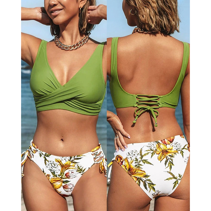 Maya – Bikini de Playa de 2 Piezas para Mujeres – Estilo de Verano Vibrante