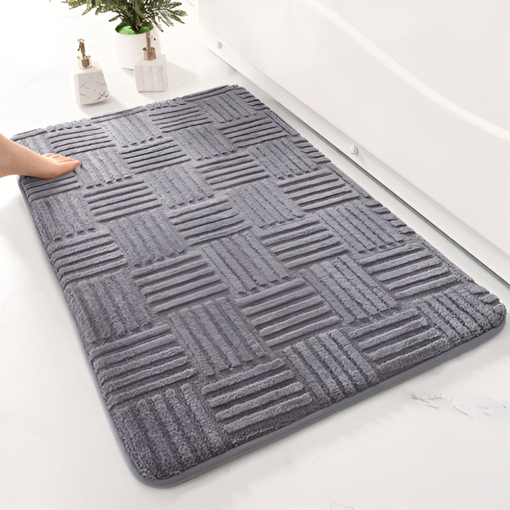 Alfombra de baño ultra-absorbente, extra suave y peluda