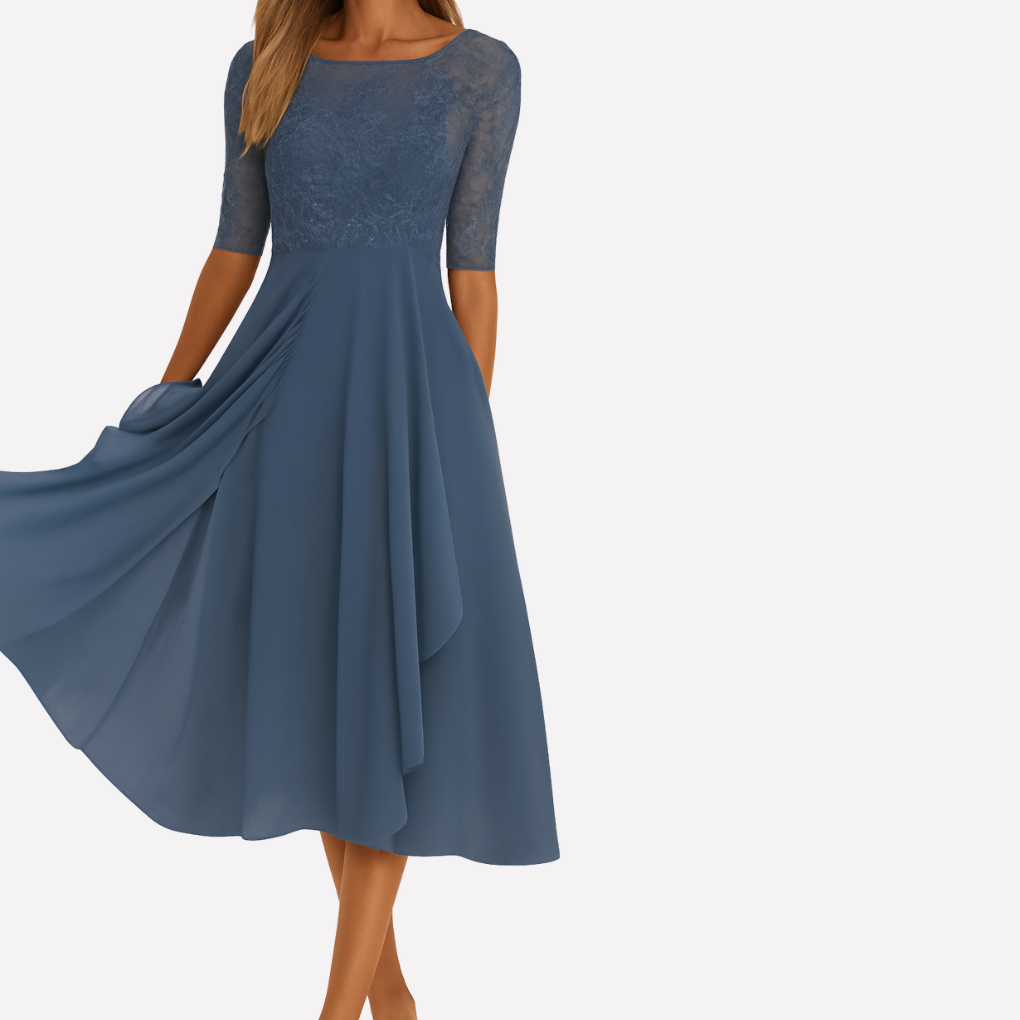 Vestido Maxi para Mujeres con Encaje
