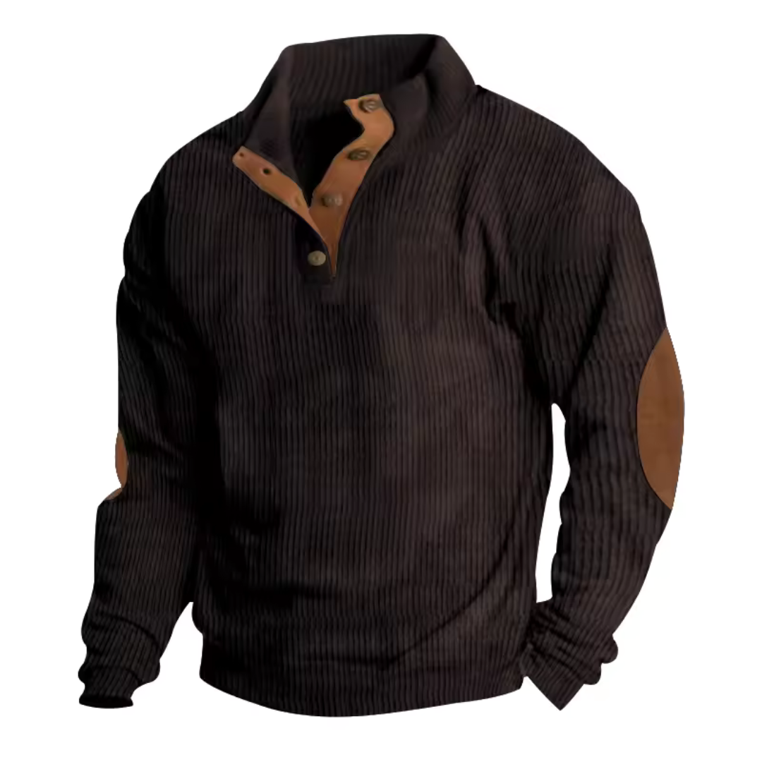 Elegante y cómodo jersey de pana para hombre
