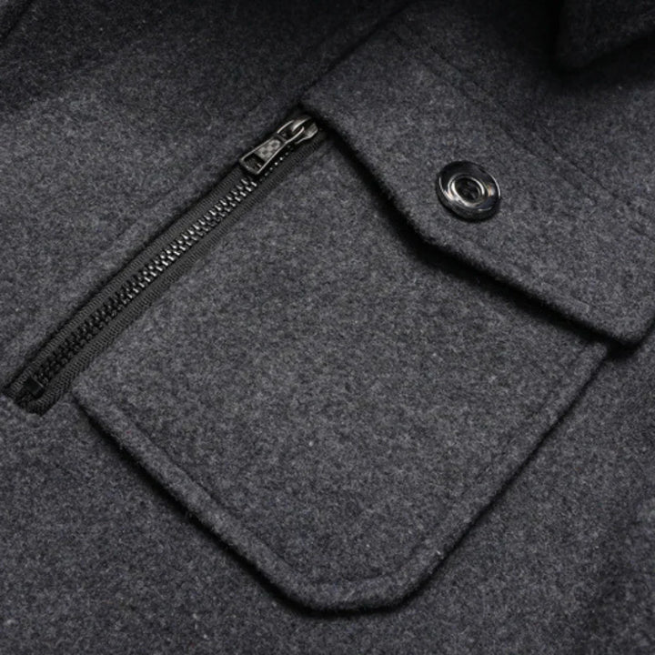 Abrigo de invierno de dos piezas para hombre: calidez y estilo combinados