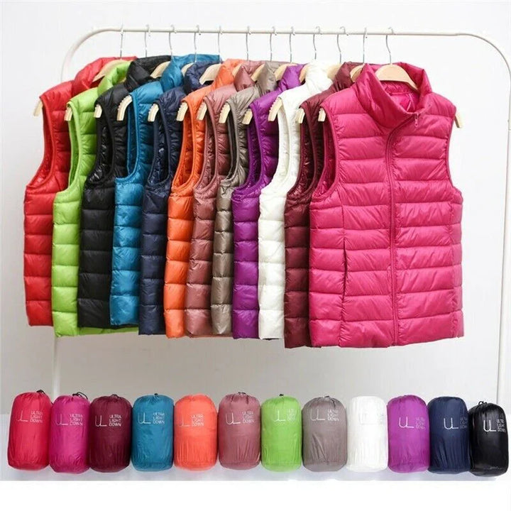 Chaleco cortaviento para mujer