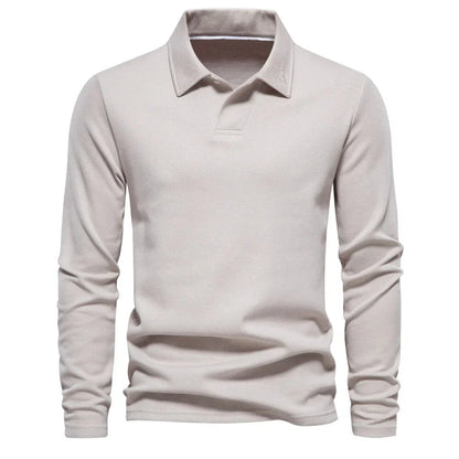 Suéter polo casual para hombre