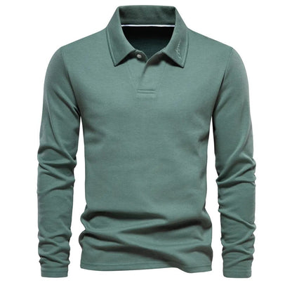 Suéter Tipo Polo para Hombre: Estilo Clásico y Comodidad Atemporal para el Día a Día
