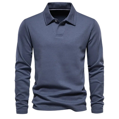 Suéter polo casual para hombre