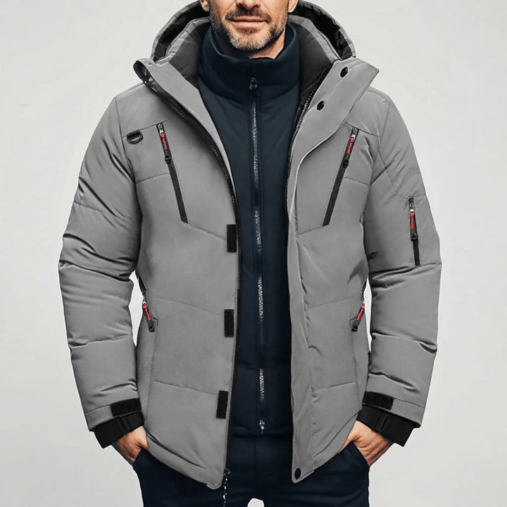 Arctovex - Chaqueta de invierno con capucha y aislamiento térmico para hombre