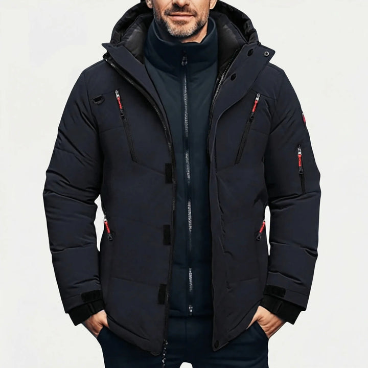 Arctovex - Chaqueta de invierno con capucha y aislamiento térmico para hombre