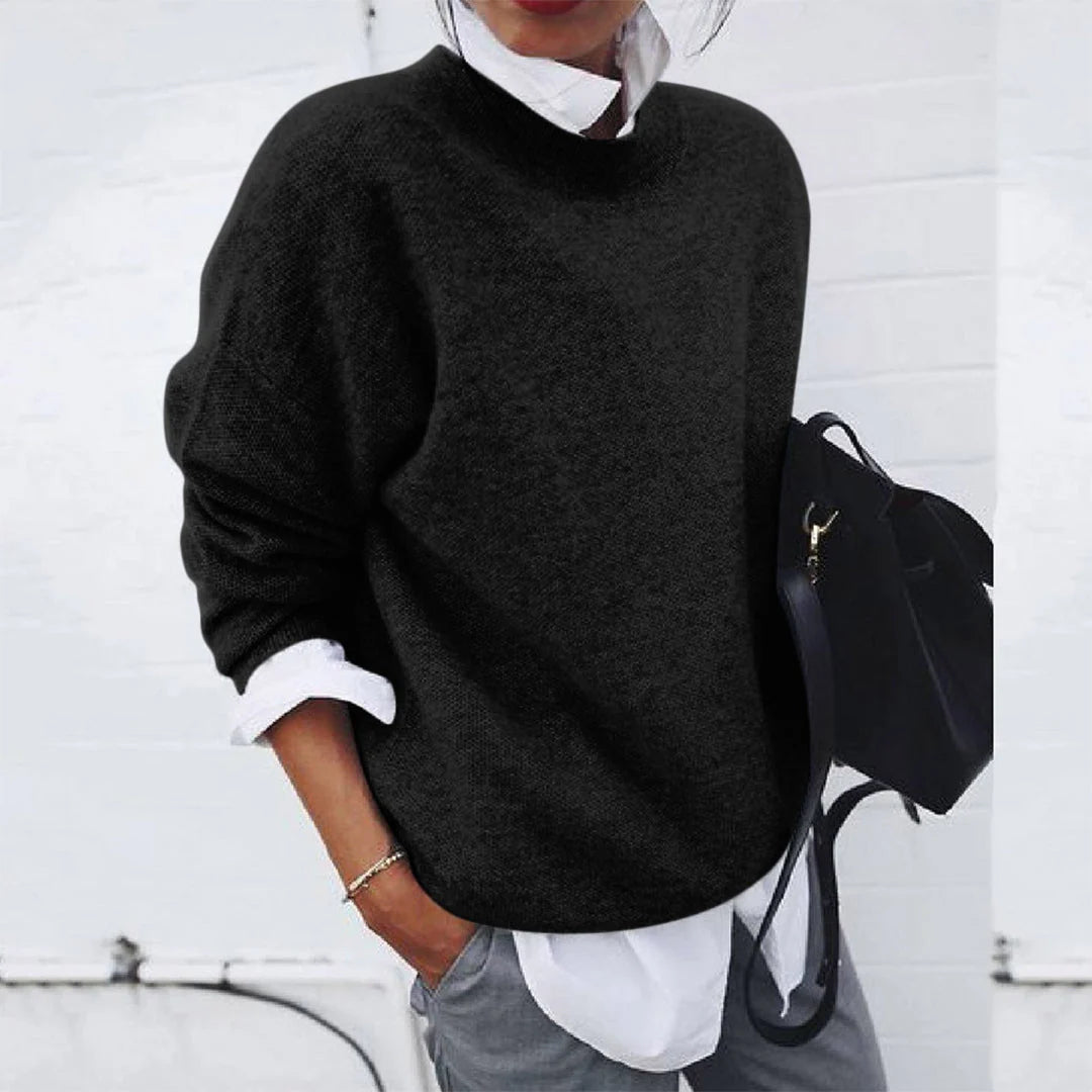 Jersey de mezcla similar a la lana para hombre