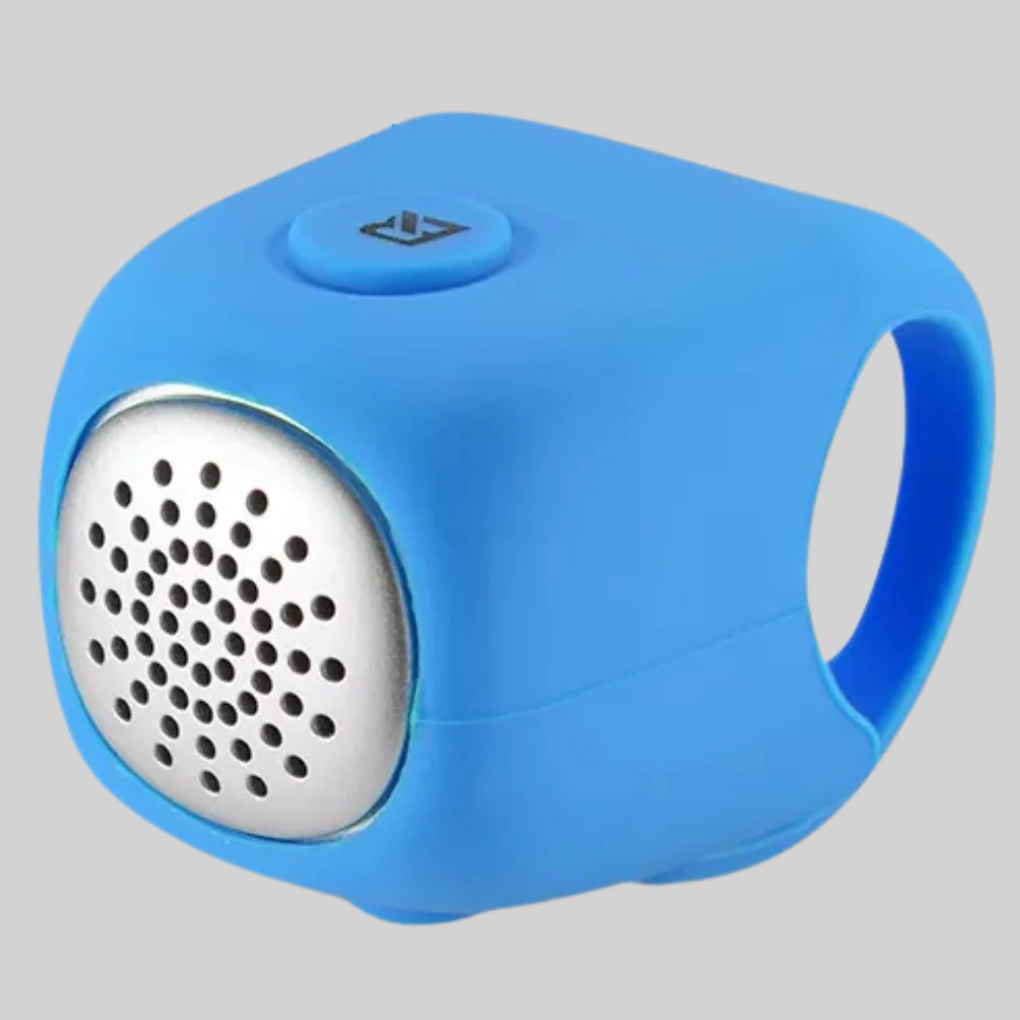 Bocina de bicicleta: bocina compacta de silicona con sonido claro