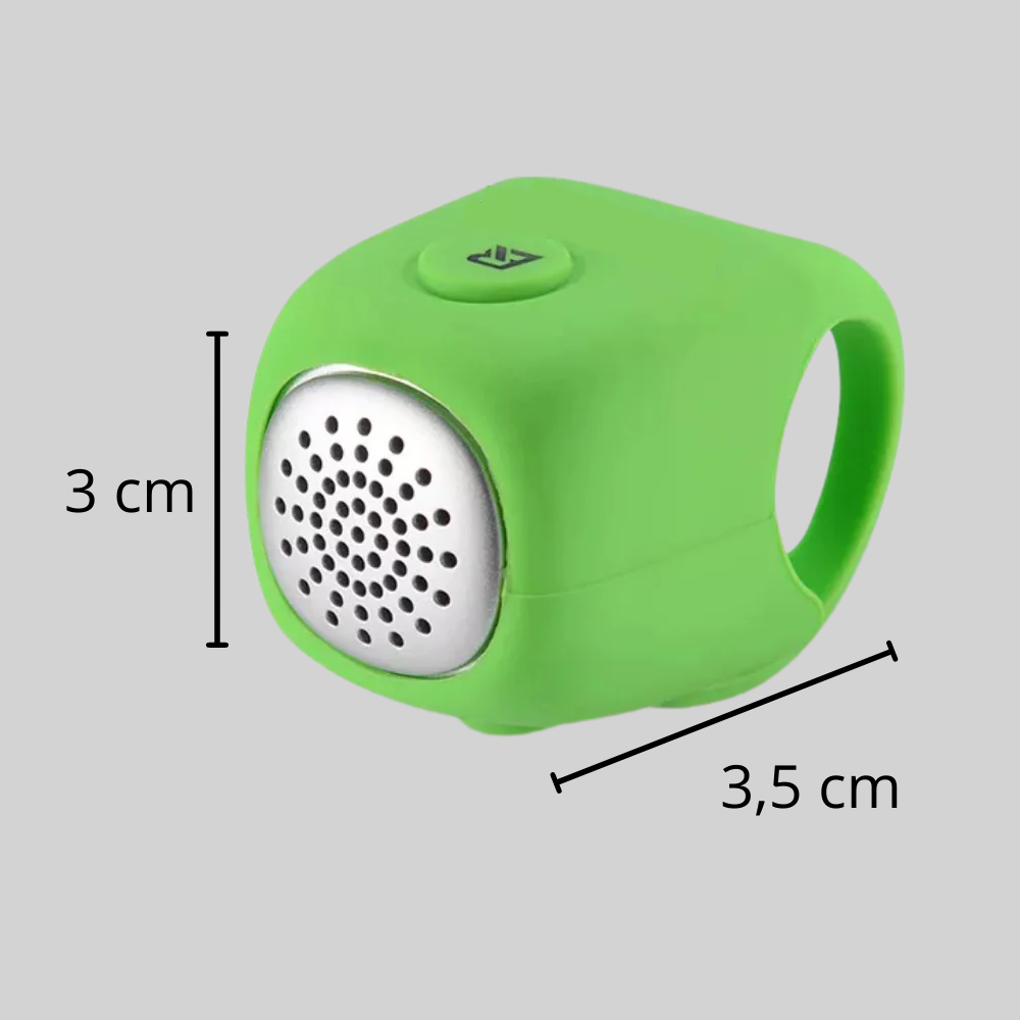 Bocina de bicicleta: bocina compacta de silicona con sonido claro