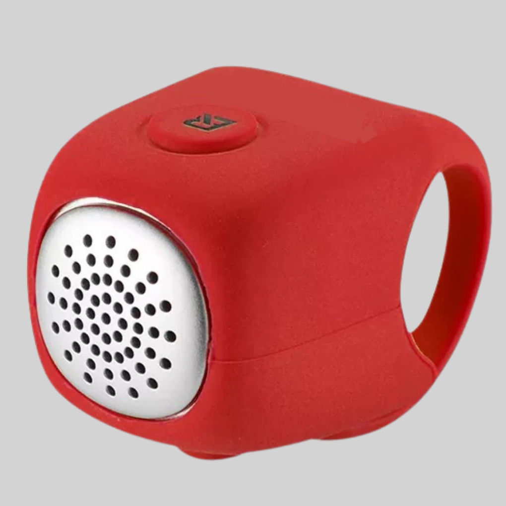 Bocina de bicicleta: bocina compacta de silicona con sonido claro