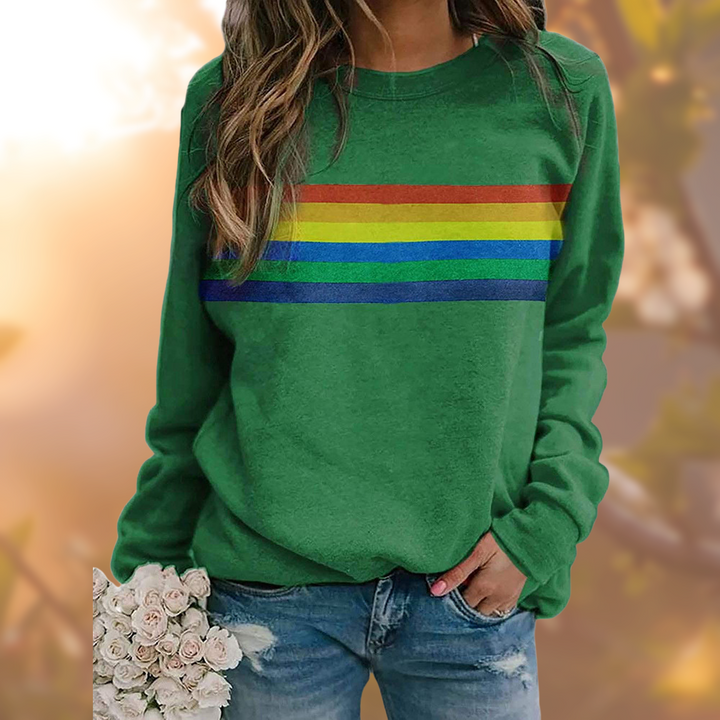 Jersey de cuello redondo para mujer